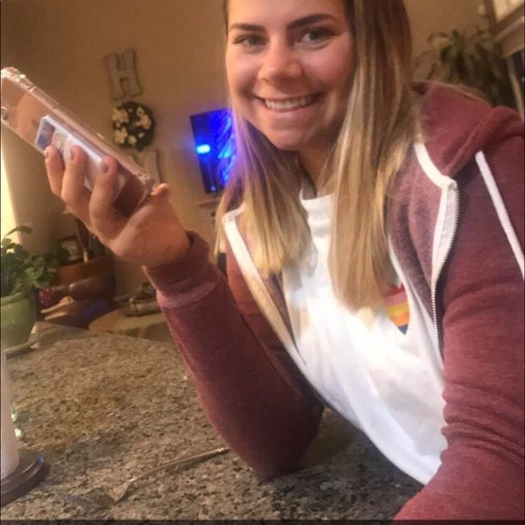 red zip up jacket - Picture 5 of 5